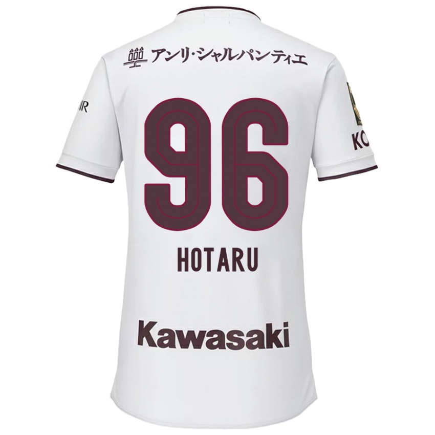 Niño Camiseta Hotaru Yamaguchi #96 Blanco Rojo 2ª Equipación 2024/25 La Camisa Chile