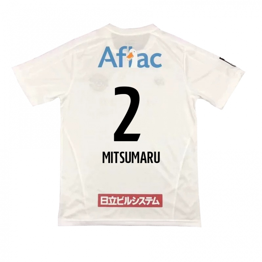 Niño Camiseta Hiromu Mitsumaru #2 Blanco Negro 2ª Equipación 2024/25 La Camisa Chile