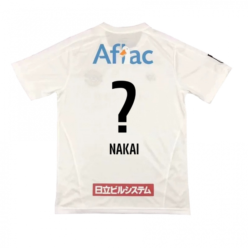 Niño Camiseta Yamato Nakai #0 Blanco Negro 2ª Equipación 2024/25 La Camisa Chile