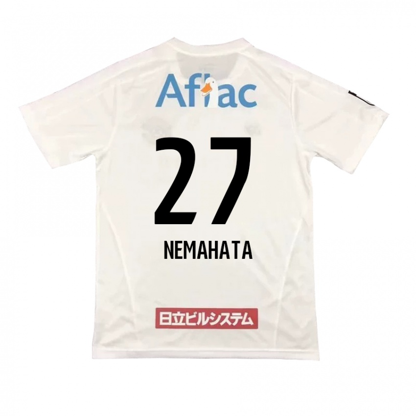 Niño Camiseta Hayato Nemahata #27 Blanco Negro 2ª Equipación 2024/25 La Camisa Chile