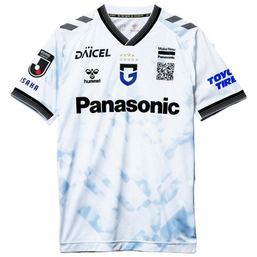 Niño Camiseta Kosei Hasegawa #13 Blanco Negro 2ª Equipación 2024/25 La Camisa Chile