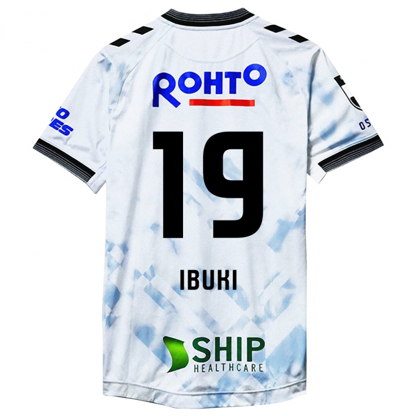 Niño Camiseta Ibuki Konno #19 Blanco Negro 2ª Equipación 2024/25 La Camisa Chile