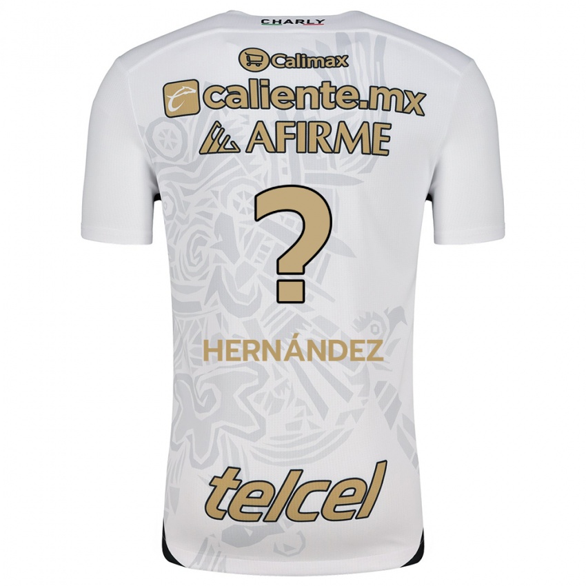 Niño Camiseta Betsiel Hernández #0 Blanco Negro 2ª Equipación 2024/25 La Camisa Chile