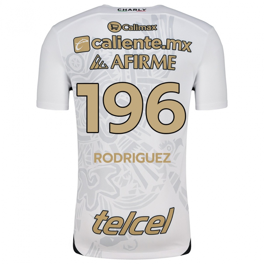 Niño Camiseta Prince Rodríguez #196 Blanco Negro 2ª Equipación 2024/25 La Camisa Chile