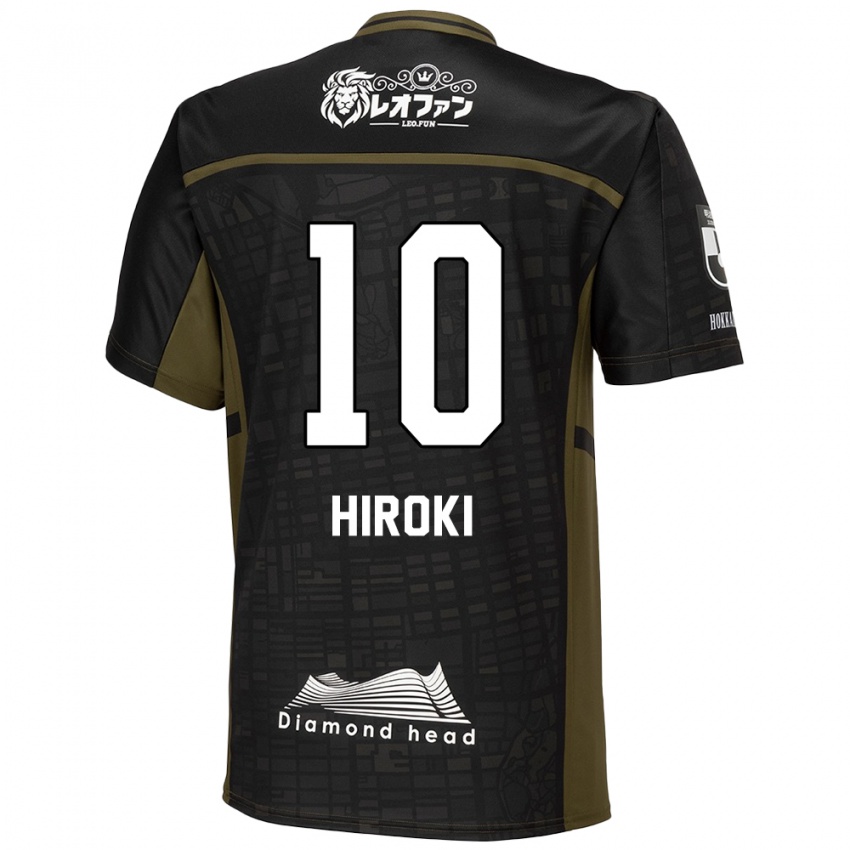 Niño Camiseta Hiroki Miyazawa #10 Verde Negro 2ª Equipación 2024/25 La Camisa Chile