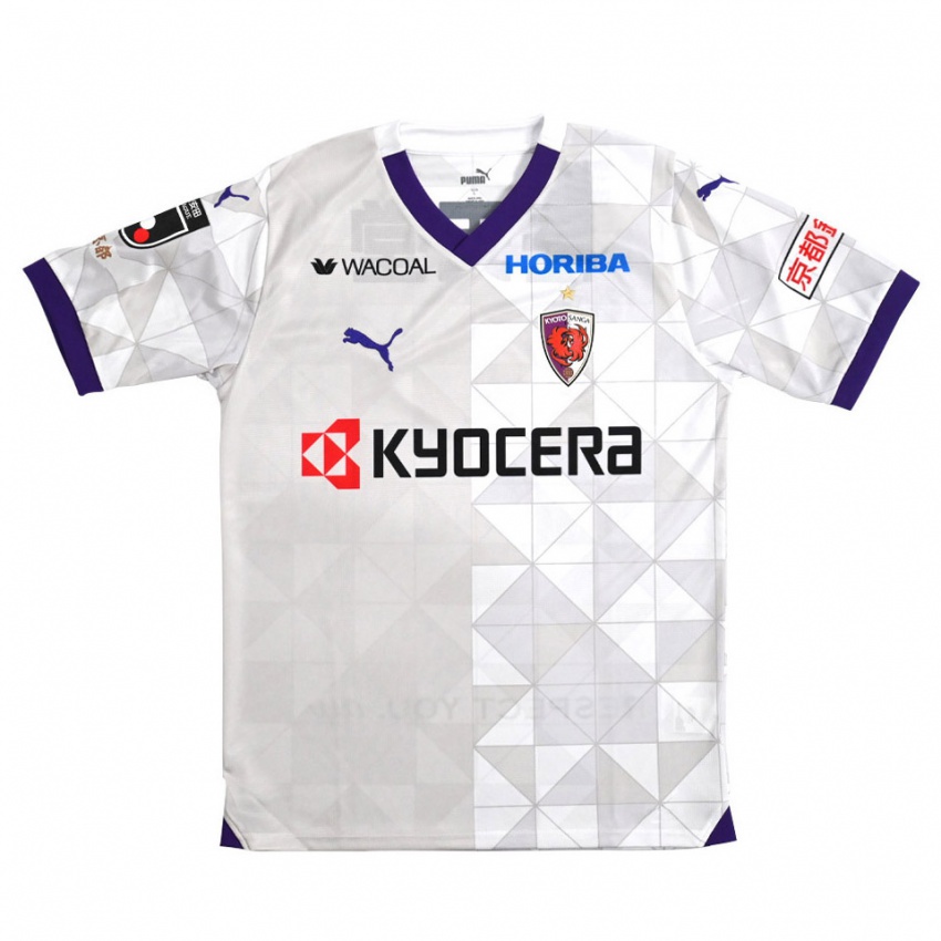 Niño Camiseta Yuta Toyokawa #23 Blanco Morado 2ª Equipación 2024/25 La Camisa Chile