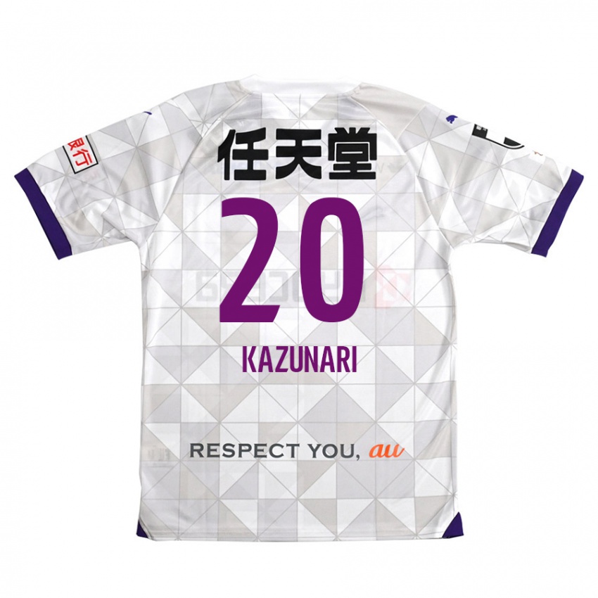 Niño Camiseta Kazunari Kita #20 Blanco Morado 2ª Equipación 2024/25 La Camisa Chile