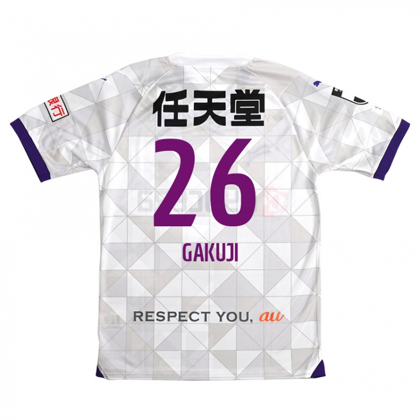 Niño Camiseta Gakuji Ota #26 Blanco Morado 2ª Equipación 2024/25 La Camisa Chile