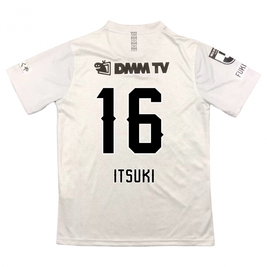 Niño Camiseta Itsuki Oda #16 Gris Negro 2ª Equipación 2024/25 La Camisa Chile