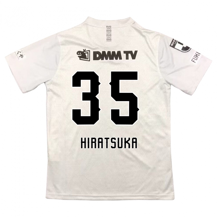 Niño Camiseta Yuto Hiratsuka #35 Gris Negro 2ª Equipación 2024/25 La Camisa Chile