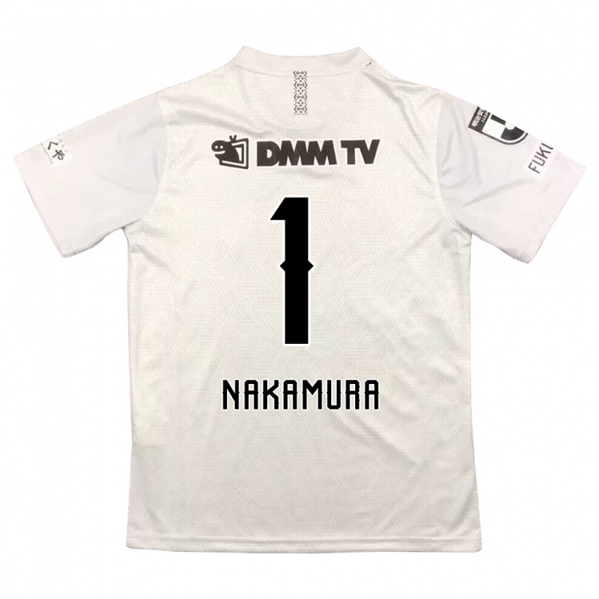 Niño Camiseta Seigo Nakamura #1 Gris Negro 2ª Equipación 2024/25 La Camisa Chile