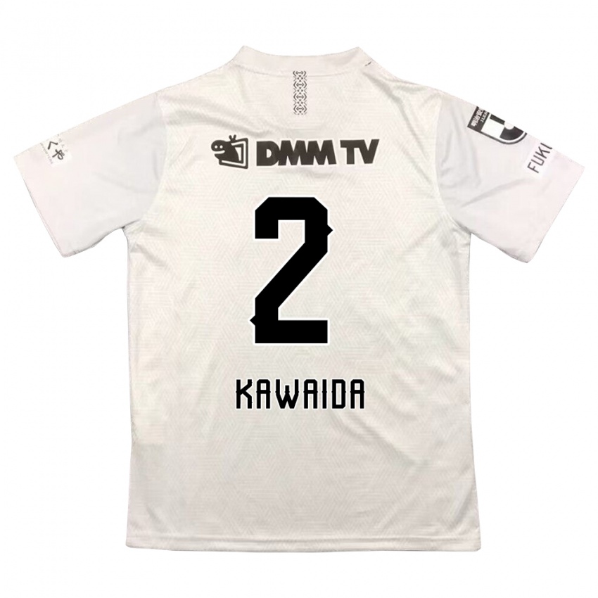 Niño Camiseta Ryoya Kawaida #2 Gris Negro 2ª Equipación 2024/25 La Camisa Chile