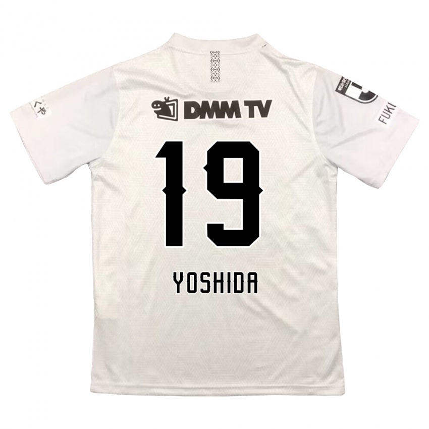 Niño Camiseta Yuzuki Yoshida #19 Gris Negro 2ª Equipación 2024/25 La Camisa Chile