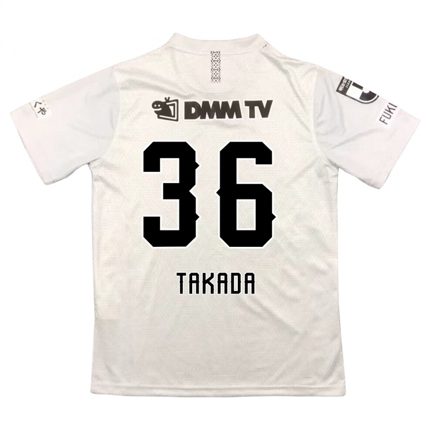 Niño Camiseta Seiya Takada #36 Gris Negro 2ª Equipación 2024/25 La Camisa Chile