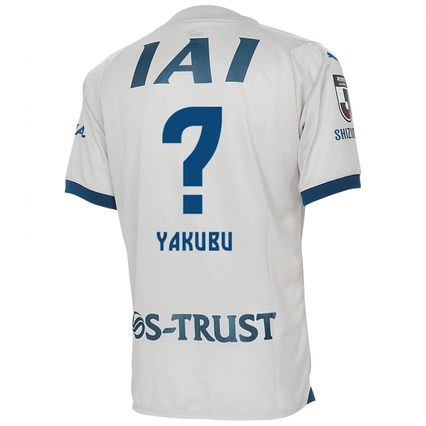 Niño Camiseta Aziz Yakubu #0 Blanco Azul 2ª Equipación 2024/25 La Camisa Chile