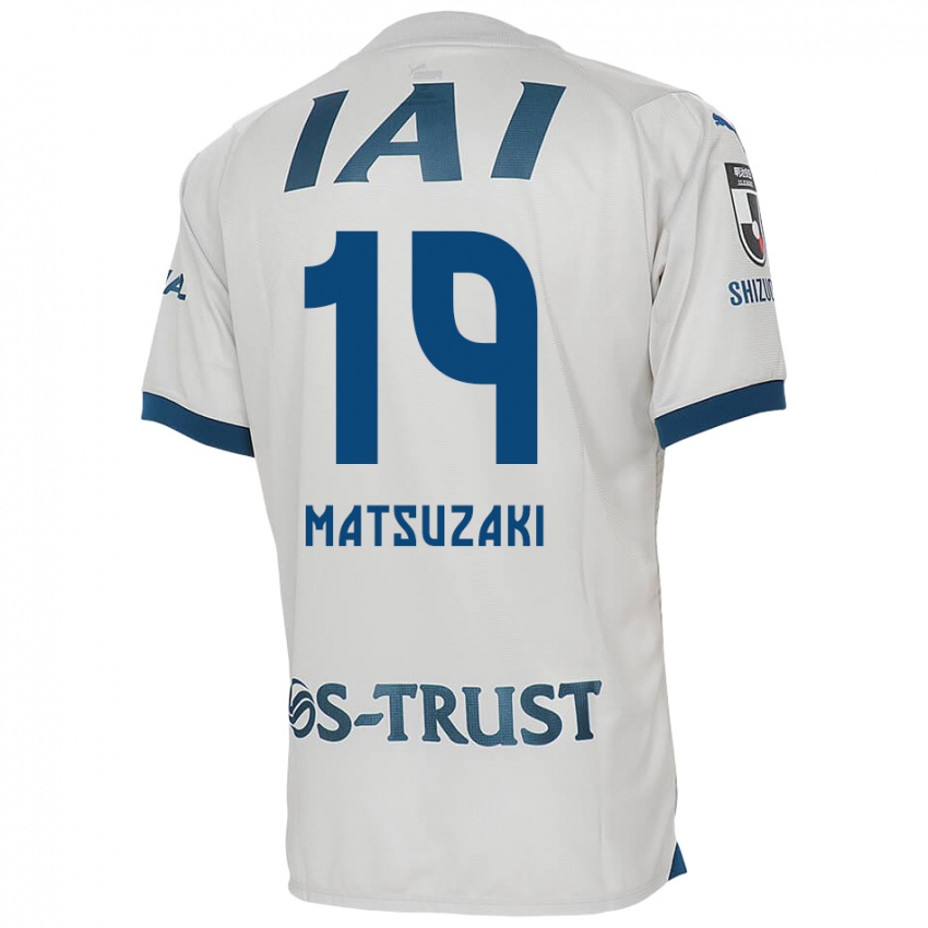 Niño Camiseta Kai Matsuzaki #19 Blanco Azul 2ª Equipación 2024/25 La Camisa Chile