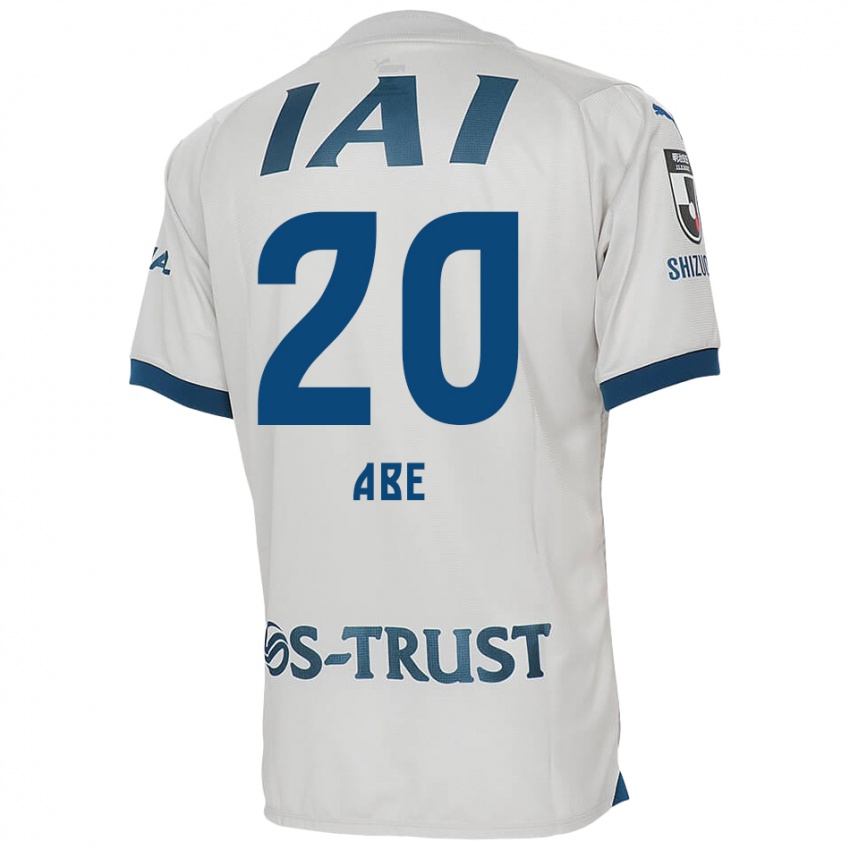 Niño Camiseta Ryoya Abe #20 Blanco Azul 2ª Equipación 2024/25 La Camisa Chile