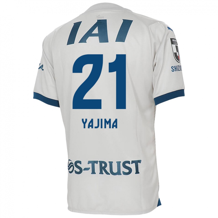 Niño Camiseta Shinya Yajima #21 Blanco Azul 2ª Equipación 2024/25 La Camisa Chile