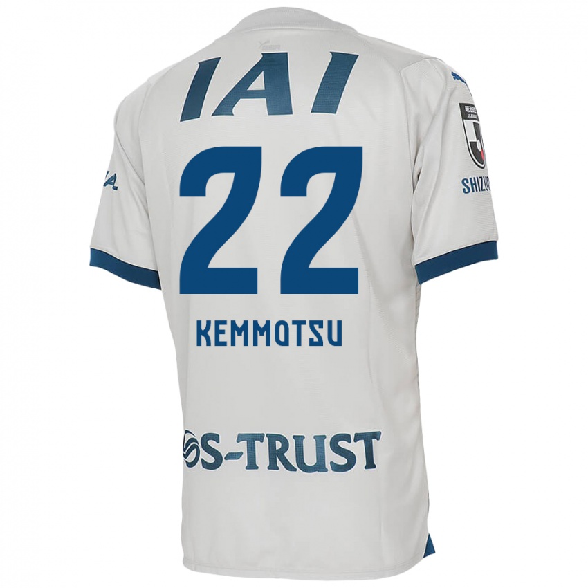 Niño Camiseta Takumu Kemmotsu #22 Blanco Azul 2ª Equipación 2024/25 La Camisa Chile