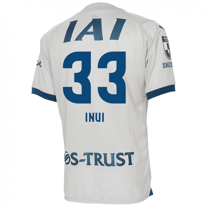 Niño Camiseta Takashi Inui #33 Blanco Azul 2ª Equipación 2024/25 La Camisa Chile