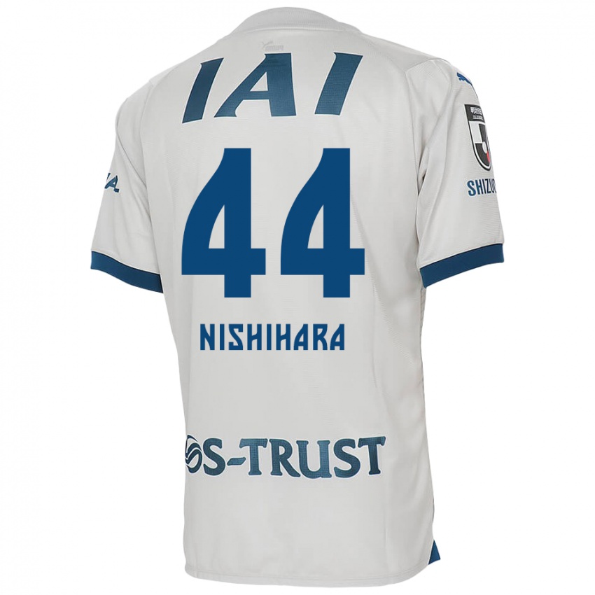 Niño Camiseta Motoki Nishihara #44 Blanco Azul 2ª Equipación 2024/25 La Camisa Chile