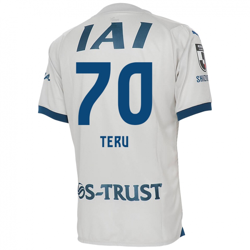 Niño Camiseta Teruki Hara #70 Blanco Azul 2ª Equipación 2024/25 La Camisa Chile