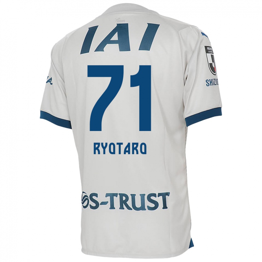 Niño Camiseta Ryotaro Nakamura #71 Blanco Azul 2ª Equipación 2024/25 La Camisa Chile