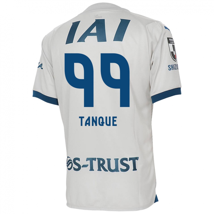 Niño Camiseta Douglas Tanque #99 Blanco Azul 2ª Equipación 2024/25 La Camisa Chile