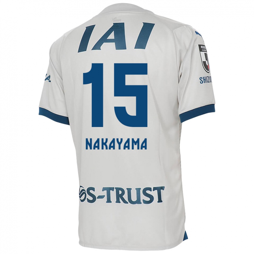 Niño Camiseta Atsuki Nakayama #15 Blanco Azul 2ª Equipación 2024/25 La Camisa Chile