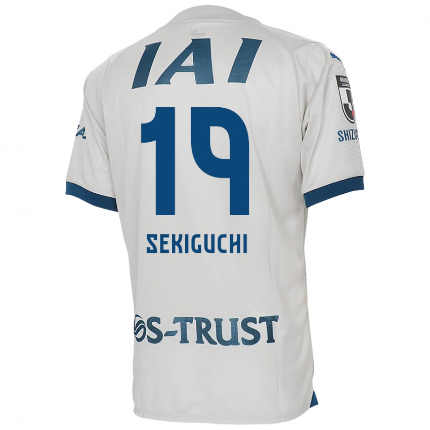 Niño Camiseta Kota Sekiguchi #19 Blanco Azul 2ª Equipación 2024/25 La Camisa Chile