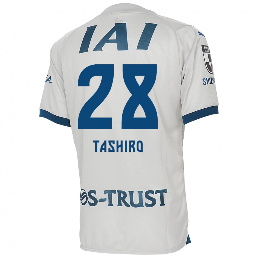 Niño Camiseta Hiroto Tashiro #28 Blanco Azul 2ª Equipación 2024/25 La Camisa Chile