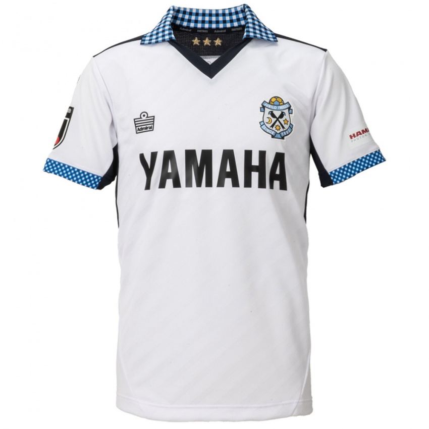 Niño Camiseta Hiroki Yamada #10 Blanco Negro 2ª Equipación 2024/25 La Camisa Chile