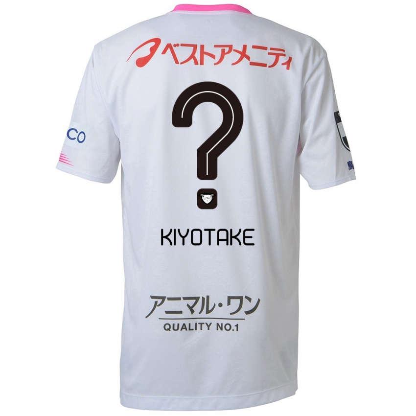 Niño Camiseta Hiroshi Kiyotake #0 Blanco Azul Rosa 2ª Equipación 2024/25 La Camisa Chile