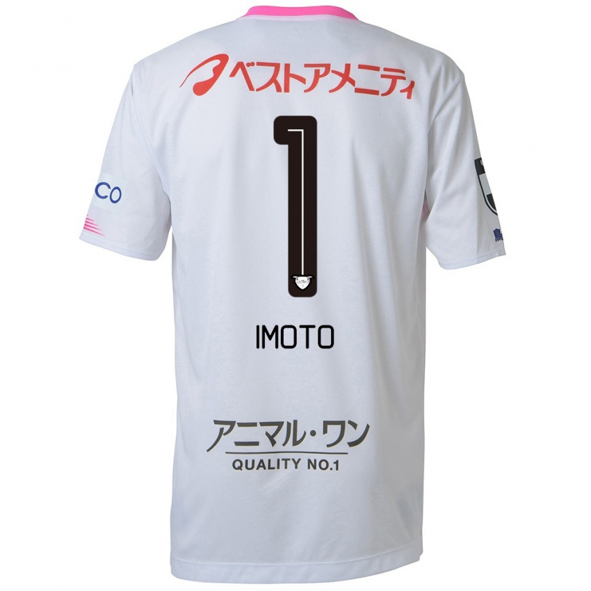 Niño Camiseta Kota Imoto #1 Blanco Azul Rosa 2ª Equipación 2024/25 La Camisa Chile