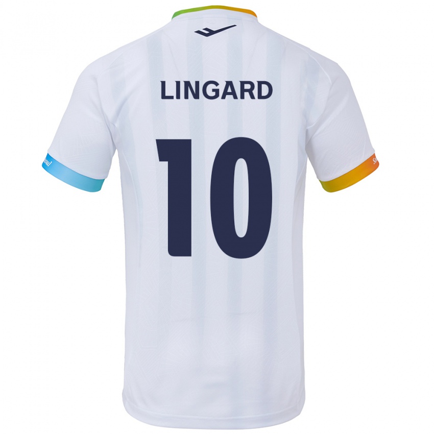 Niño Camiseta Jesse Lingard #10 Blanco Azul 2ª Equipación 2024/25 La Camisa Chile