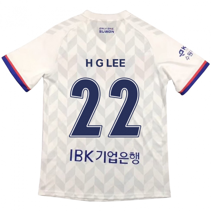 Niño Camiseta Gwang-Hyeok Lee #22 Blanco Azul 2ª Equipación 2024/25 La Camisa Chile