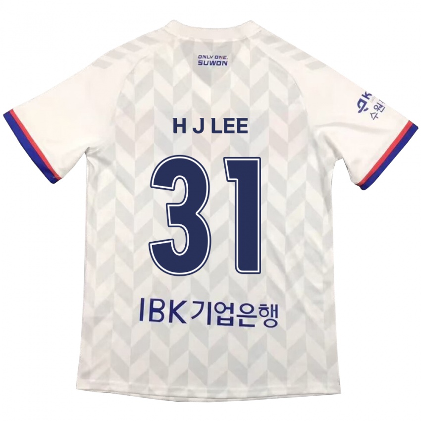 Niño Camiseta Jae-Hoon Lee #31 Blanco Azul 2ª Equipación 2024/25 La Camisa Chile