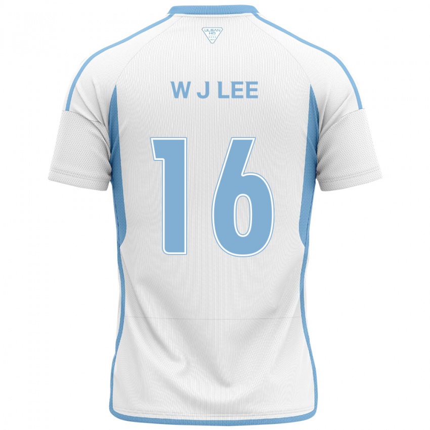 Niño Camiseta Jae-Wook Lee #16 Blanco Azul 2ª Equipación 2024/25 La Camisa Chile