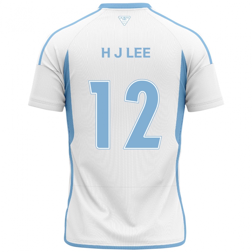 Niño Camiseta Jae-Hyung Lee #12 Blanco Azul 2ª Equipación 2024/25 La Camisa Chile