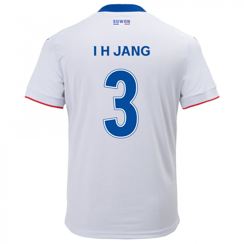 Niño Camiseta Ho-Ik Jang #3 Blanco Azul 2ª Equipación 2024/25 La Camisa Chile