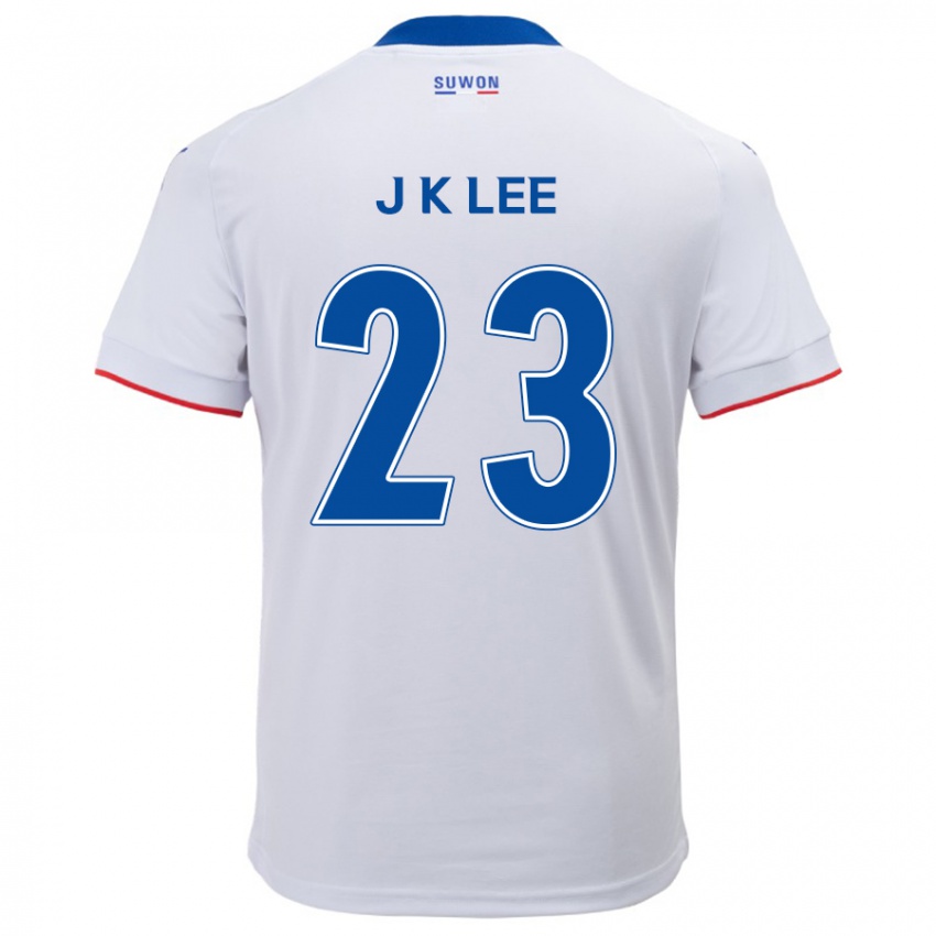 Niño Camiseta Ki-Je Lee #23 Blanco Azul 2ª Equipación 2024/25 La Camisa Chile