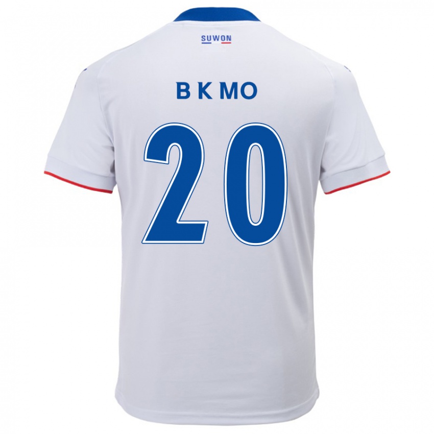 Niño Camiseta Kyung-Bin Mo #20 Blanco Azul 2ª Equipación 2024/25 La Camisa Chile