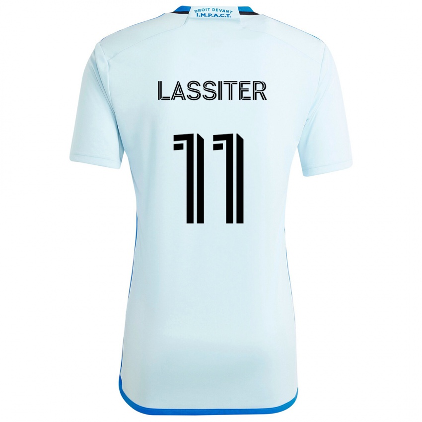 Niño Camiseta Ariel Lassiter #11 Azul Hielo 2ª Equipación 2024/25 La Camisa Chile