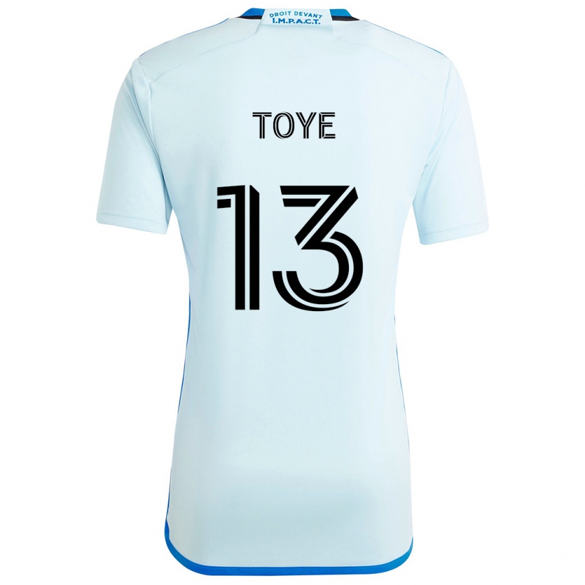 Niño Camiseta Mason Toye #13 Azul Hielo 2ª Equipación 2024/25 La Camisa Chile