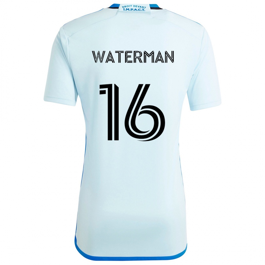 Niño Camiseta Joel Waterman #16 Azul Hielo 2ª Equipación 2024/25 La Camisa Chile