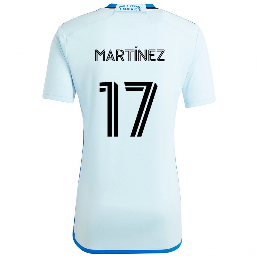 Niño Camiseta Josef Martínez #17 Azul Hielo 2ª Equipación 2024/25 La Camisa Chile