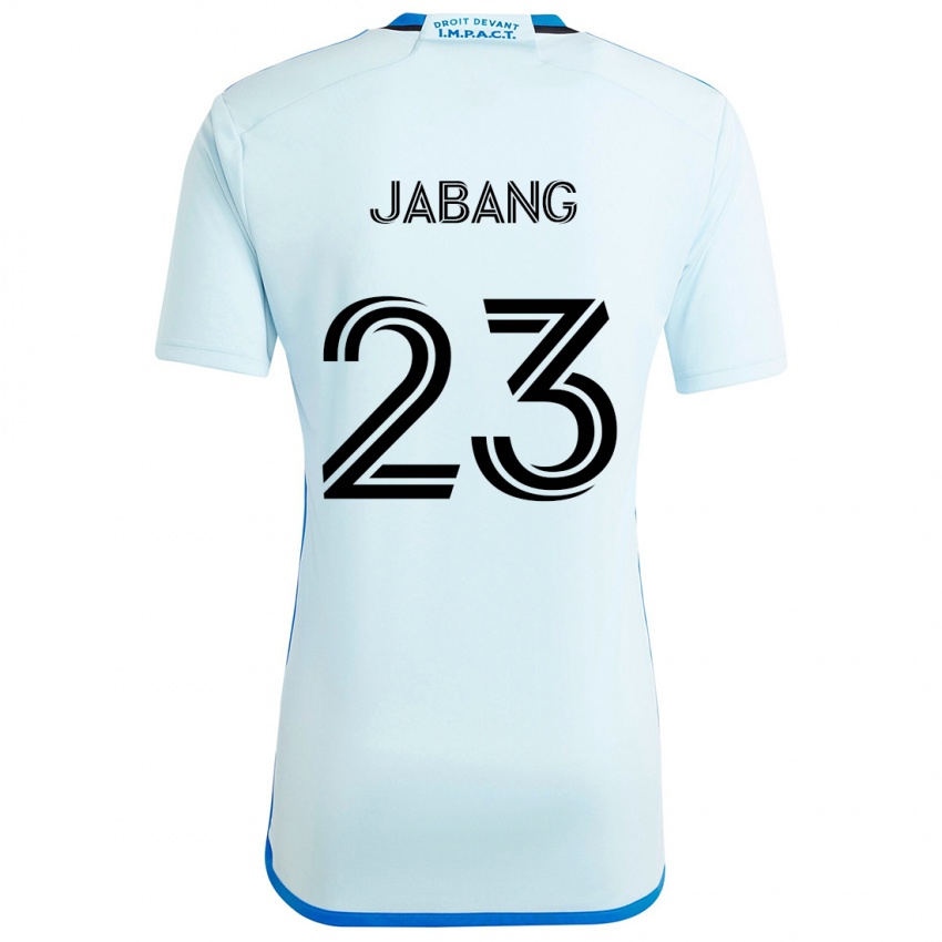 Niño Camiseta Ousman Jabang #23 Azul Hielo 2ª Equipación 2024/25 La Camisa Chile