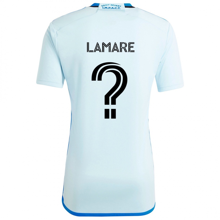 Niño Camiseta Samuel Lamare #0 Azul Hielo 2ª Equipación 2024/25 La Camisa Chile