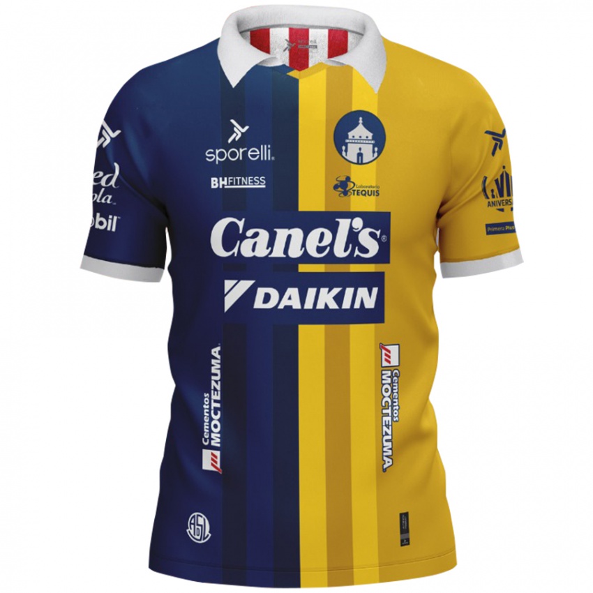 Niño Camiseta Eduardo Águila #31 Azul Amarillo 2ª Equipación 2024/25 La Camisa Chile