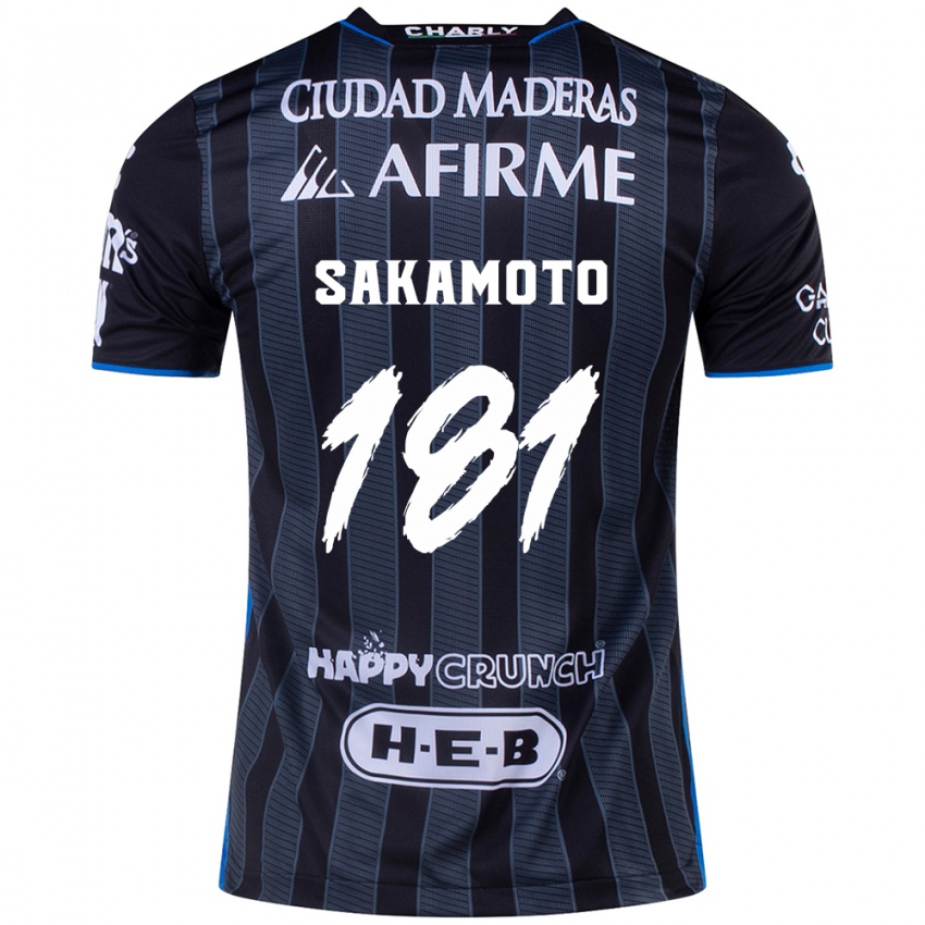 Niño Camiseta Stellan Sakamoto #181 Blanco Negro 2ª Equipación 2024/25 La Camisa Chile